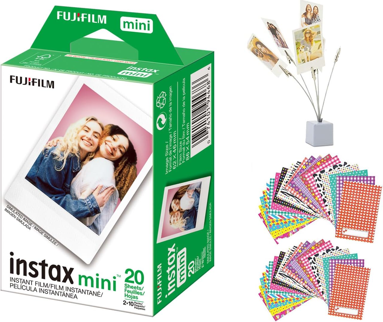 Fujifilm FUJIFILM INSTAX MINI Film Twin Pack Bundle