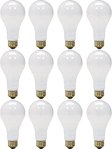 GE 97494 3-Way Soft White 50/100/150W Light Bulb 12-Pack