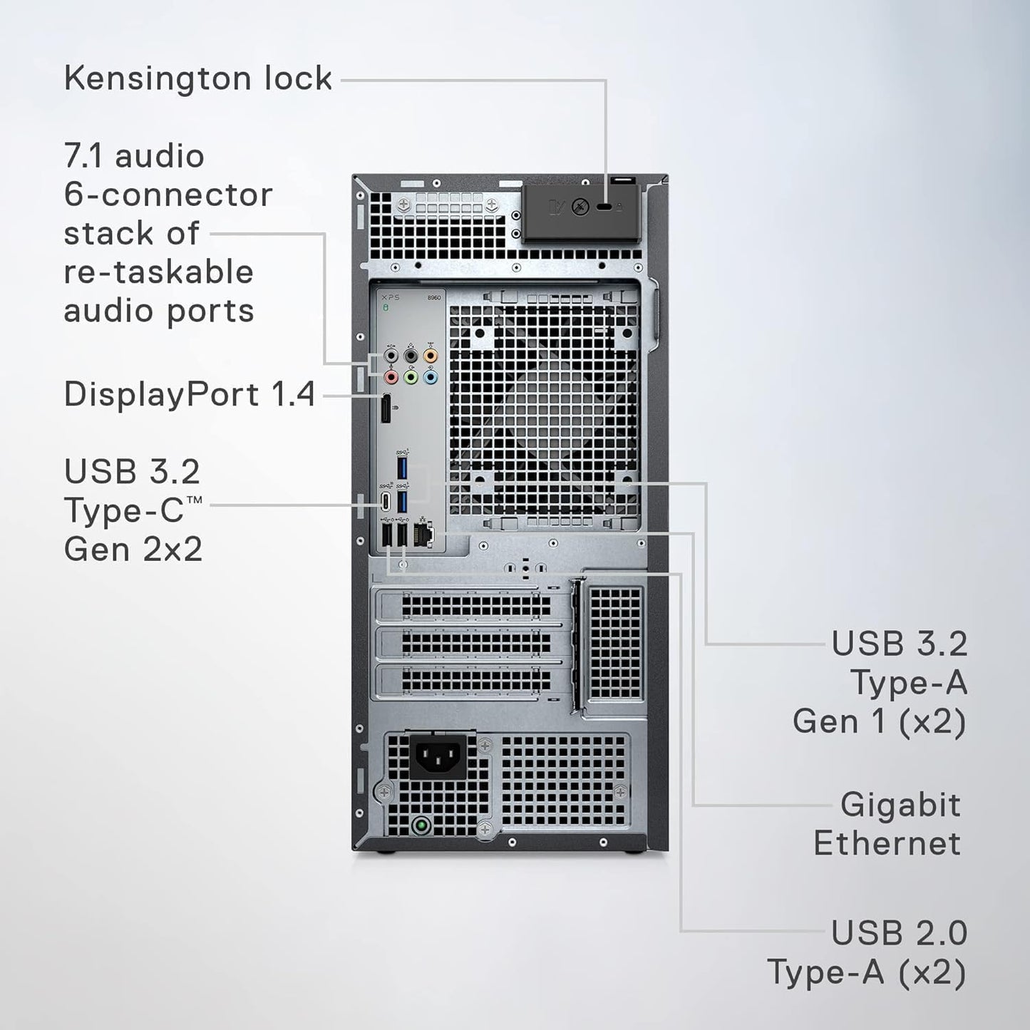Dell 8960 Desktop i9, 64GB, 4TB SSD, RTX 4060 Ti