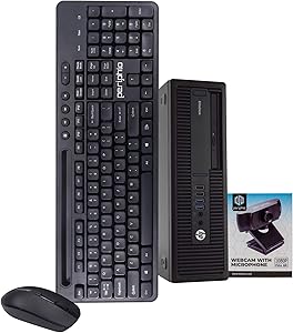 HP 800 G2 i5 Desktop PC SSD Webcam Renewed