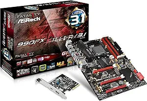 ASRock 90-MXGY00-A0UAYZ FATAL1TY 990FX Killer/3.1 Motherboard