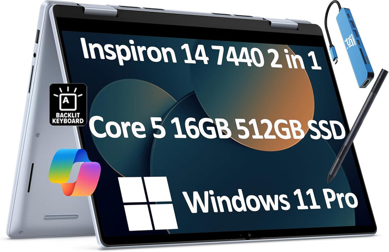 Dell Inspiron 14 7440 2-in-1 Touchscreen Laptop — main product image