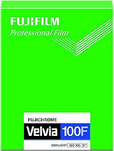 Fujifilm 16010320 Fujichrome Velvia 100F Film 20 Sheets — main product image