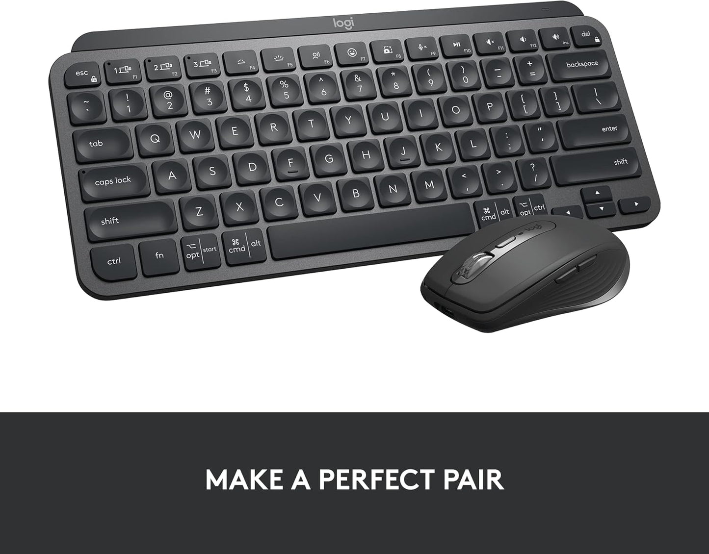 Logitech 920-010388 MX Keys Mini Wireless Keyboard Graphite