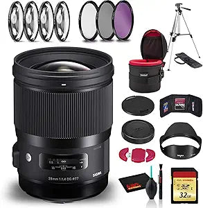 Sigma 441954 28mm f/1.4 DG HSM Art Lens - Canon EF