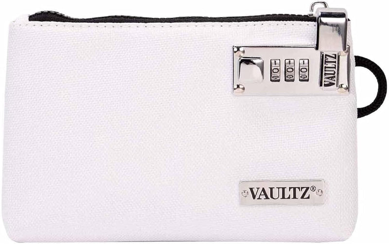 Vaultz VZ03988 5x8 Locking Accessories Pouch, White — main product image