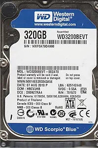 Western Digital WD3200BEVT-00ZAT0 320GB 2.5" SATA Hard Drive