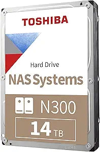 Toshiba HDWG21EXZSTA N300 14TB NAS Internal Hard Drive