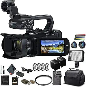 Canon XA45 Professional 4K UHD Camcorder Bundle