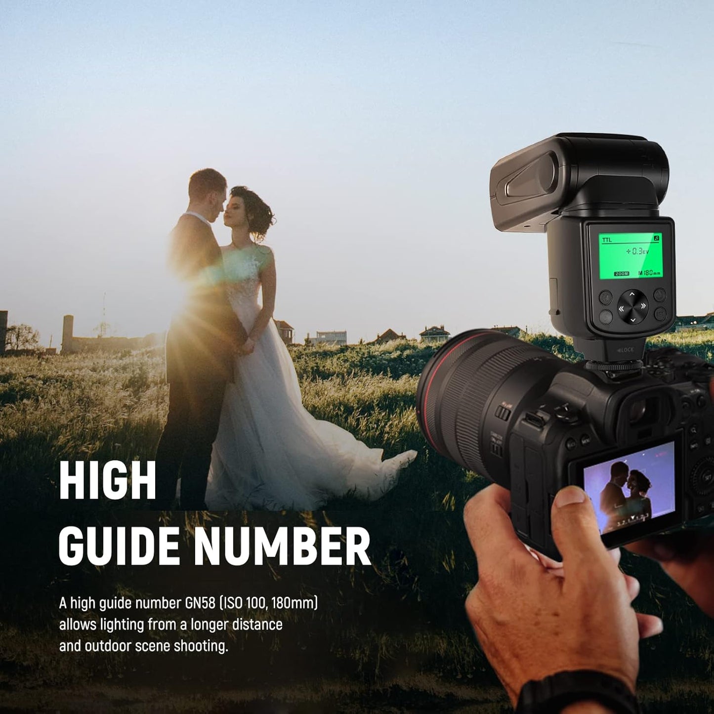 Neewer 10101633 NW635II-C TTL Flash Speedlite Canon