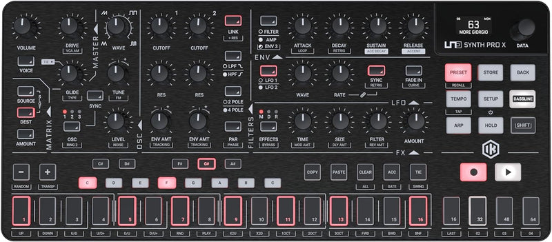 IK Multimedia IP-UNO-SYNTHPROX UNO Synth Pro X Analog Synthesizer — main product image