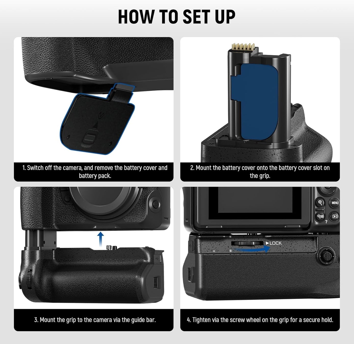 Neewer 10103319 MB-N12 Battery Grip for Nikon Z8