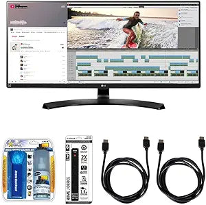 LG E5LG34UM88C 34-Inch Ultrawide Monitor Bundle