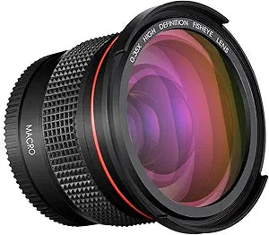 Neewer 40090852 52mm Fisheye Wide Angle Macro Lens