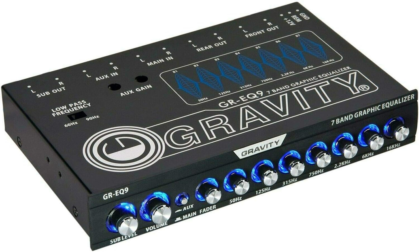 Gravity GR-EQ9 7 Band Graphic Equalizer Car Audio