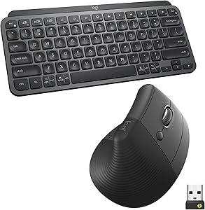 Logitech MX Keys Mini Combo - Ergonomic Wireless Keyboard & Mouse