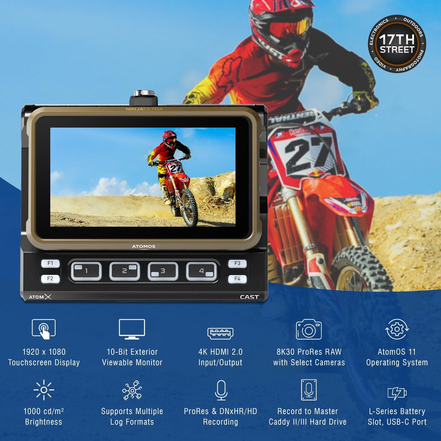 Atomos Ninja Ultra 5.2" 4K HDMI Recording Monitor Kit