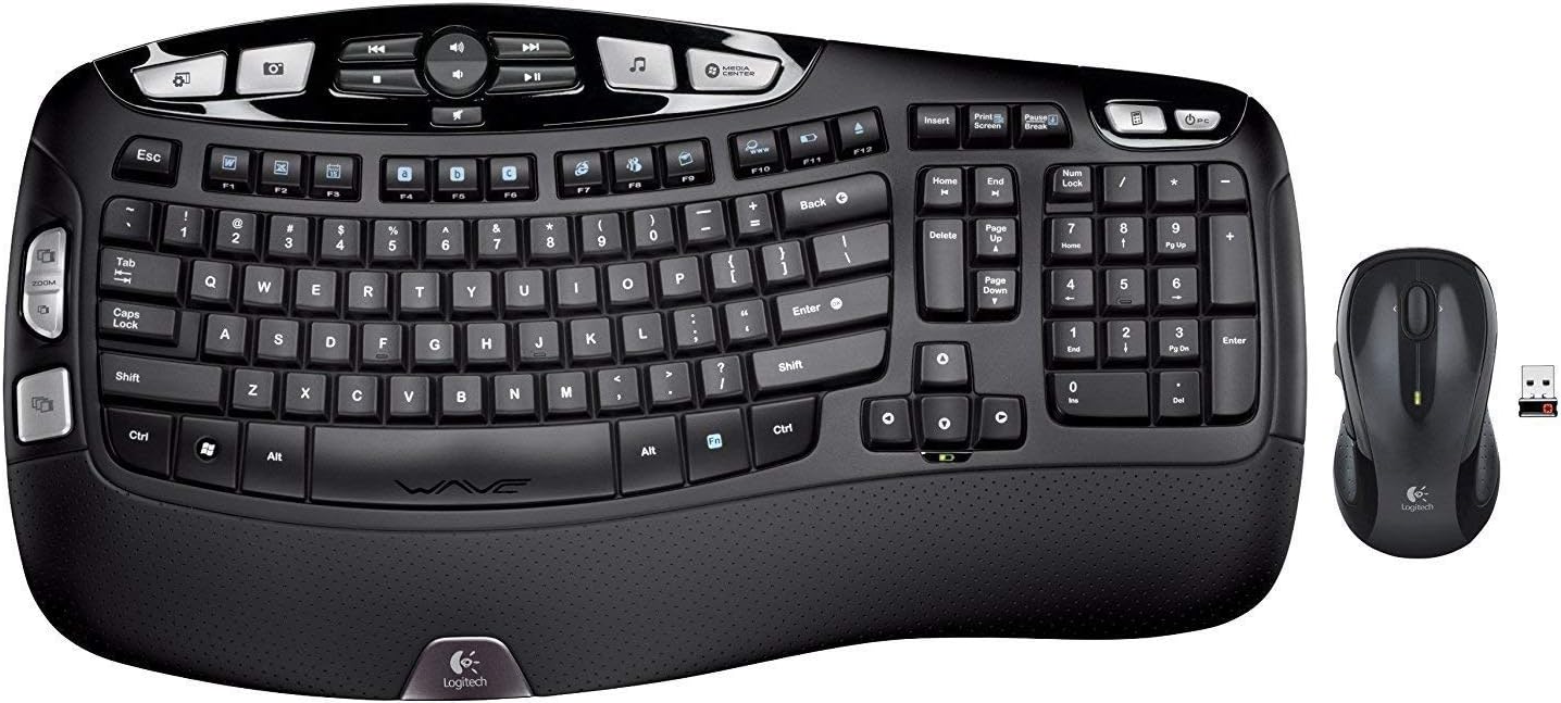 Logitech MK550 Wireless Wave Keyboard and Mouse Combo