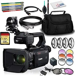 Canon XA55 UHD 4K Camcorder Pro Bundle with Accessories