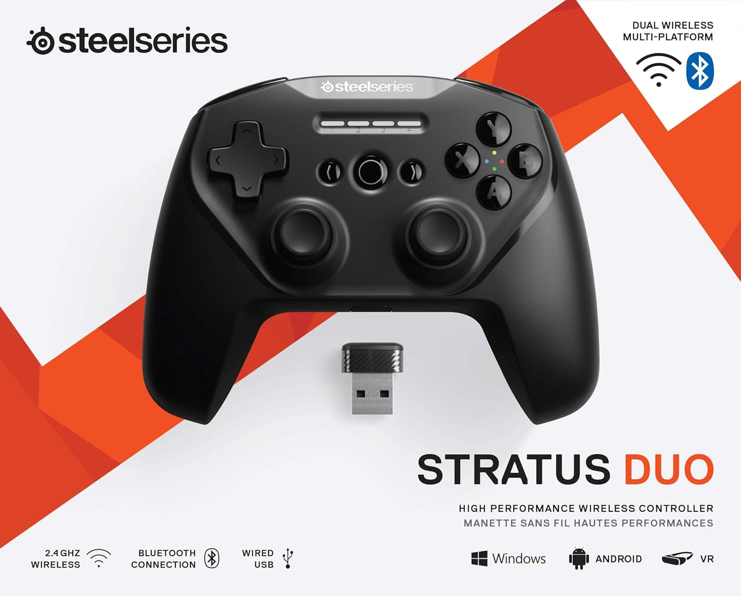 SteelSeries 69075 Stratus Duo Wireless Gaming Controller