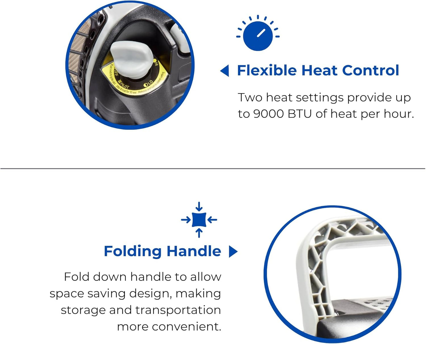 Avenger FBDPI9 Portable Propane Gas Outdoor Heater 9000 BTU