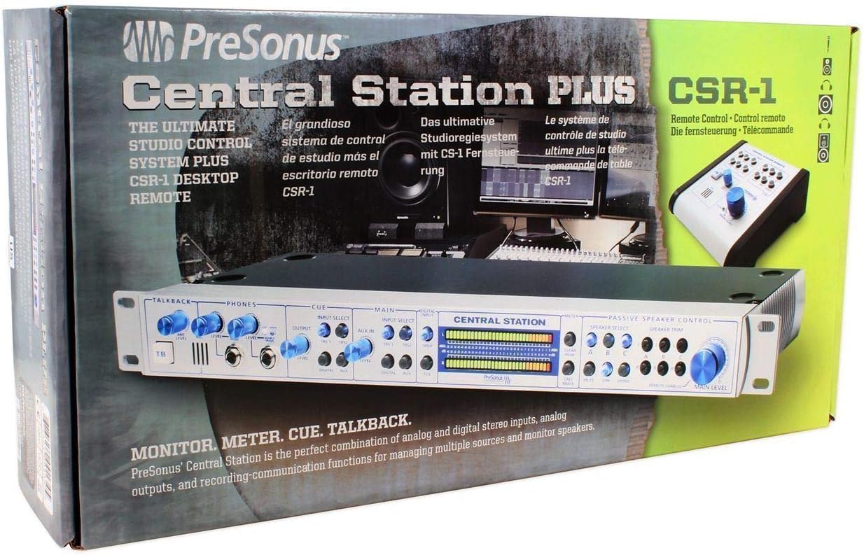 PreSonus Central Station Plus Studio Control Center with Remote