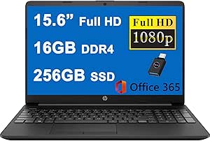 HP 15 Business Laptop Celeron N4020 16GB RAM — main product image