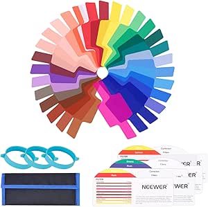 Neewer 10093317 Camera Flash Color Gel Filter Kit