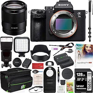 Sony E40SNILCE7M3 a7III 35mm Lens Bundle Prime Lens Kit
