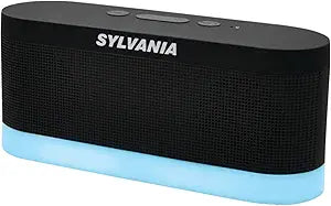 Sylvania SP136-black Bluetooth Moonlight LED Speaker — main product image