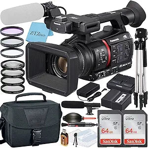 Panasonic AG-CX350 4K Camcorder Bundle Accessories