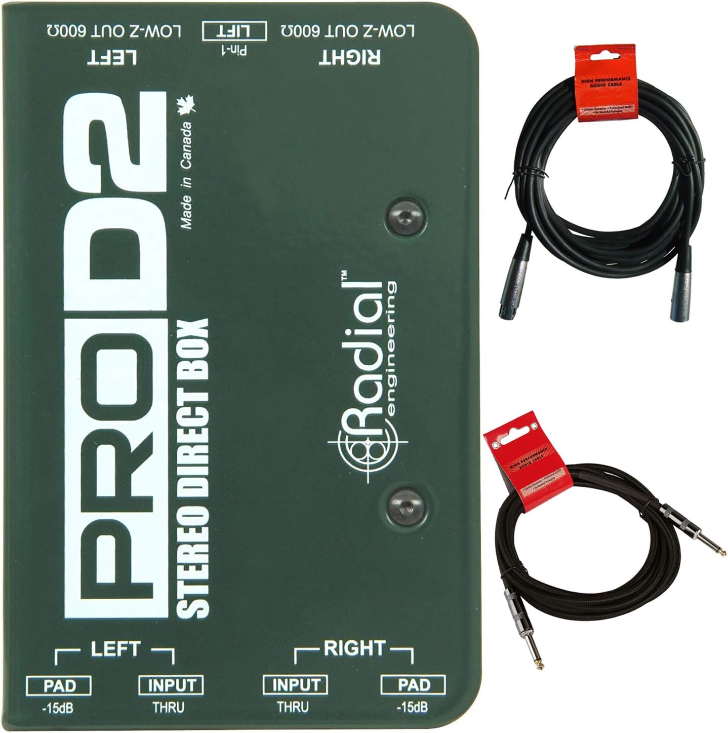 Radial Engineering R8001102 ProD2 Passive DI Bundle