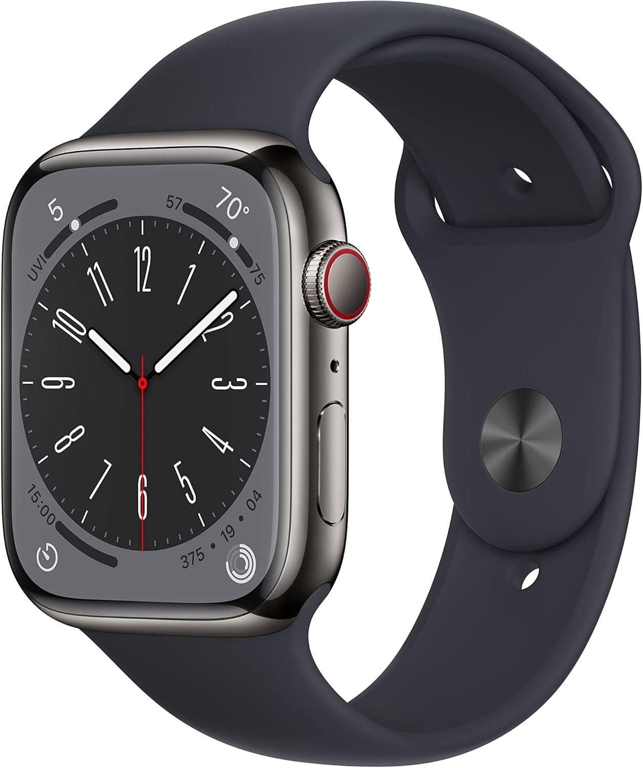 Apple MNW23LL/A Watch Series 8 GPS Cellular 45mm Renewed