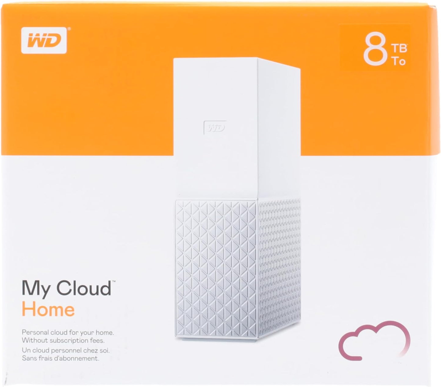 Western Digital WDBVXC0080HWT-EESN 8TB My Cloud Home Personal Storage