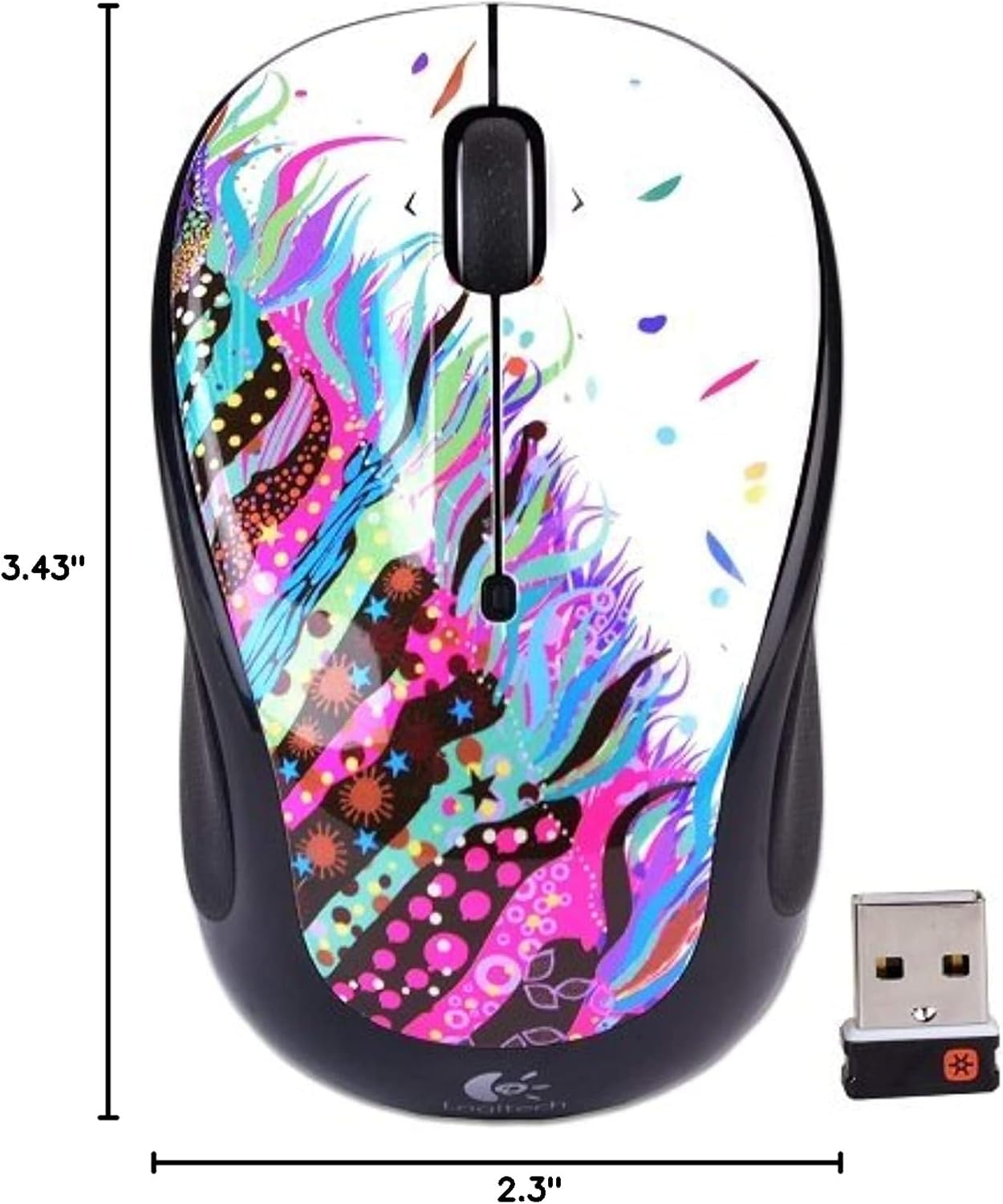 Logitech 910-003803 Wireless Mouse M325 - Celebration Black