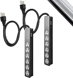 GE 54626 6-Outlet Surge Protector 2-Pack