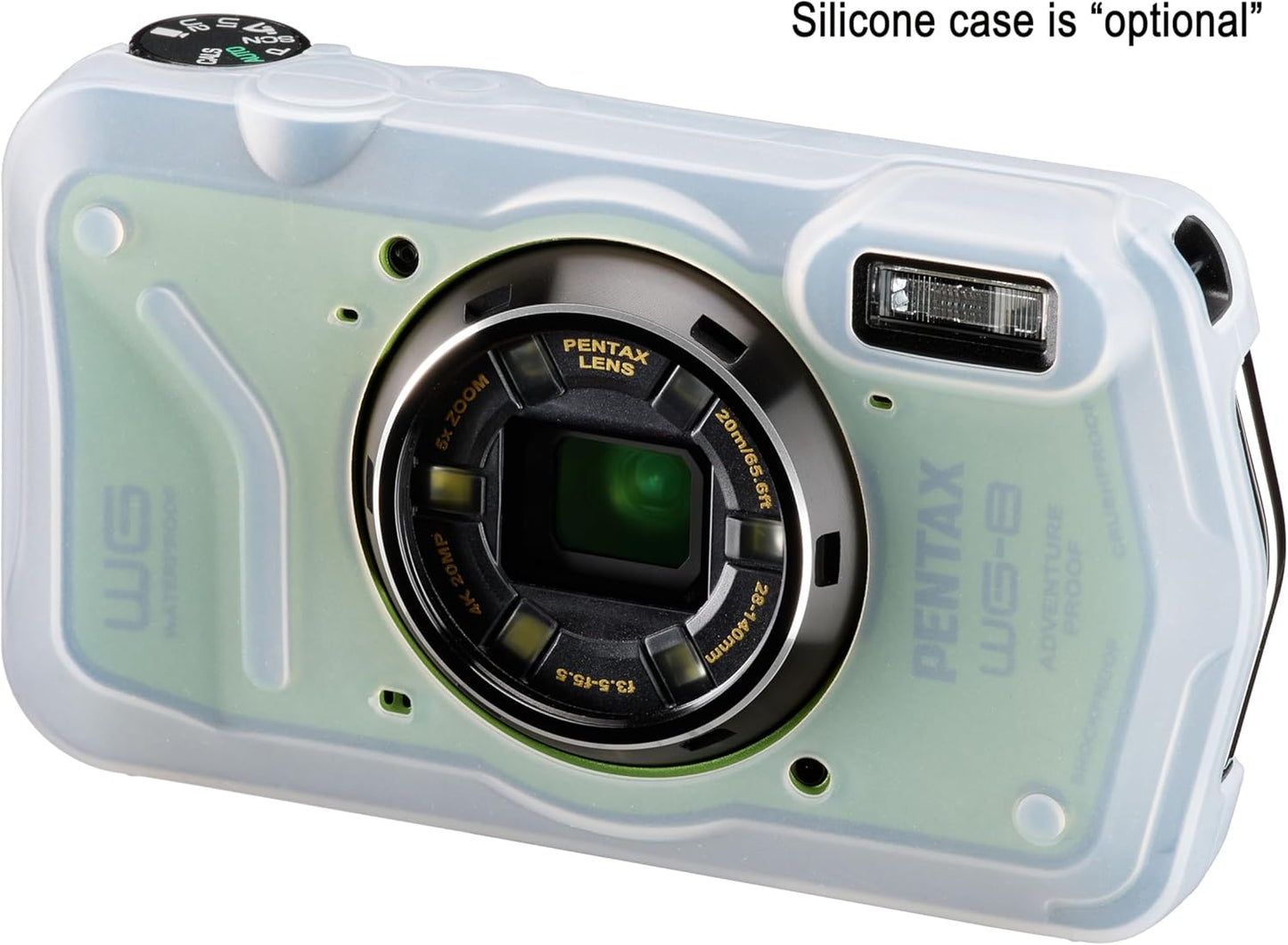 Pentax 01502 WG-8 Green Waterproof Adventure Camera