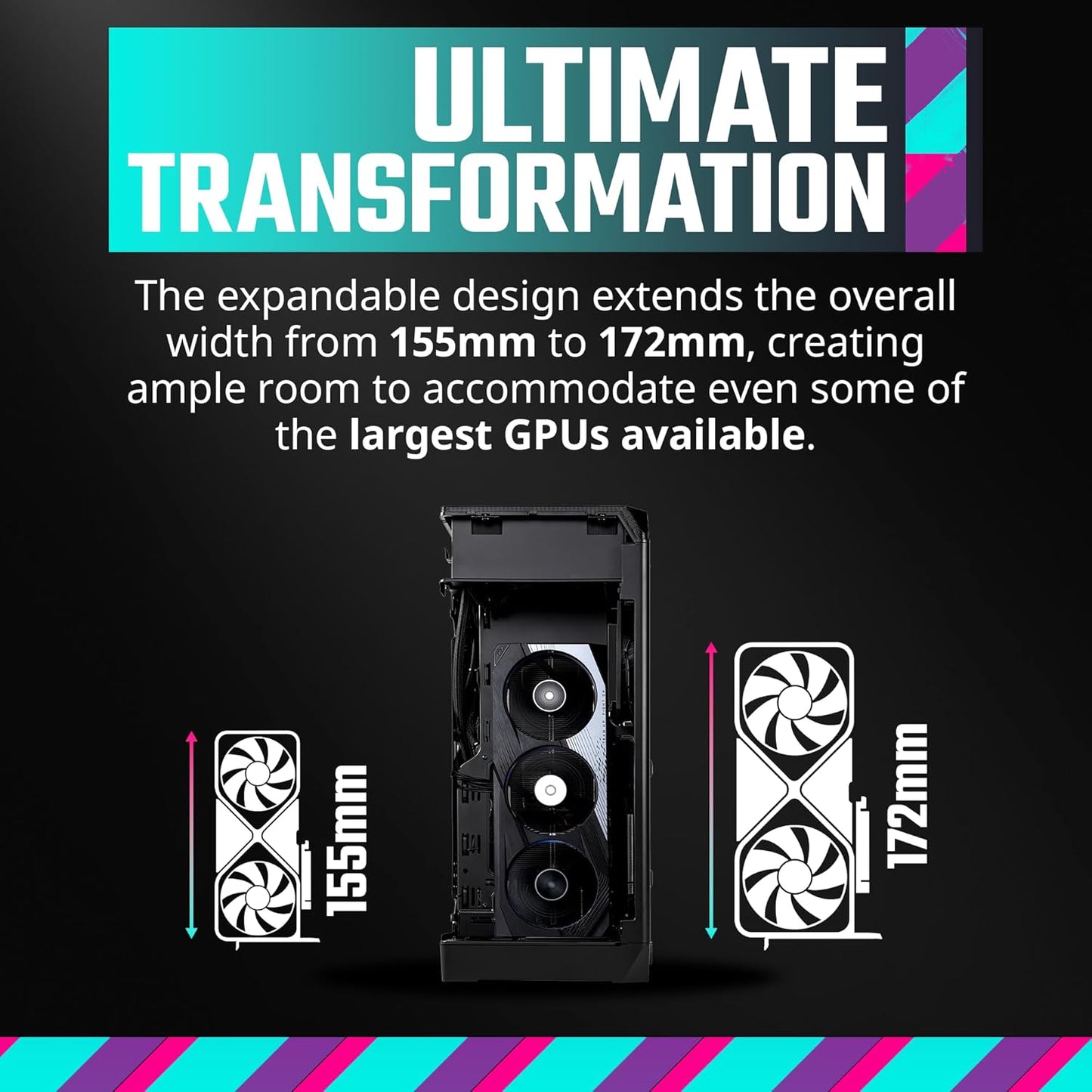 Cooler Master NR100-ZNNN85-SL0 NCORE 100 MAX ITX PC Case - Bronze