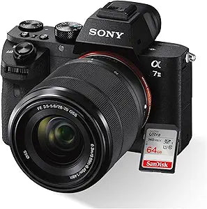 Sony SG_B01NC3J50T_US Alpha a7II Mirrorless Camera 28-70mm Kit