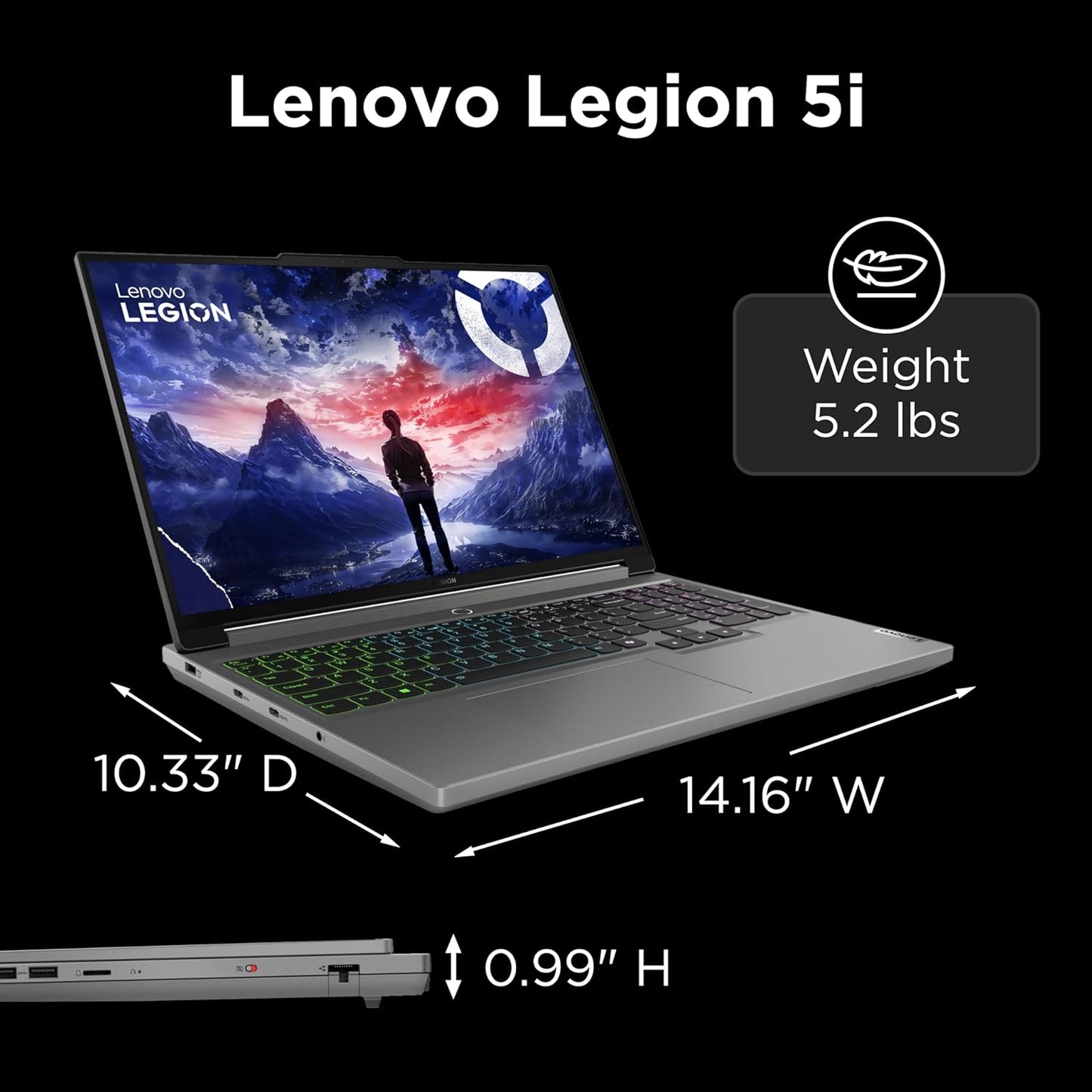Lenovo Legion 5i 83DG00DHUS RTX 4070 Gaming Laptop