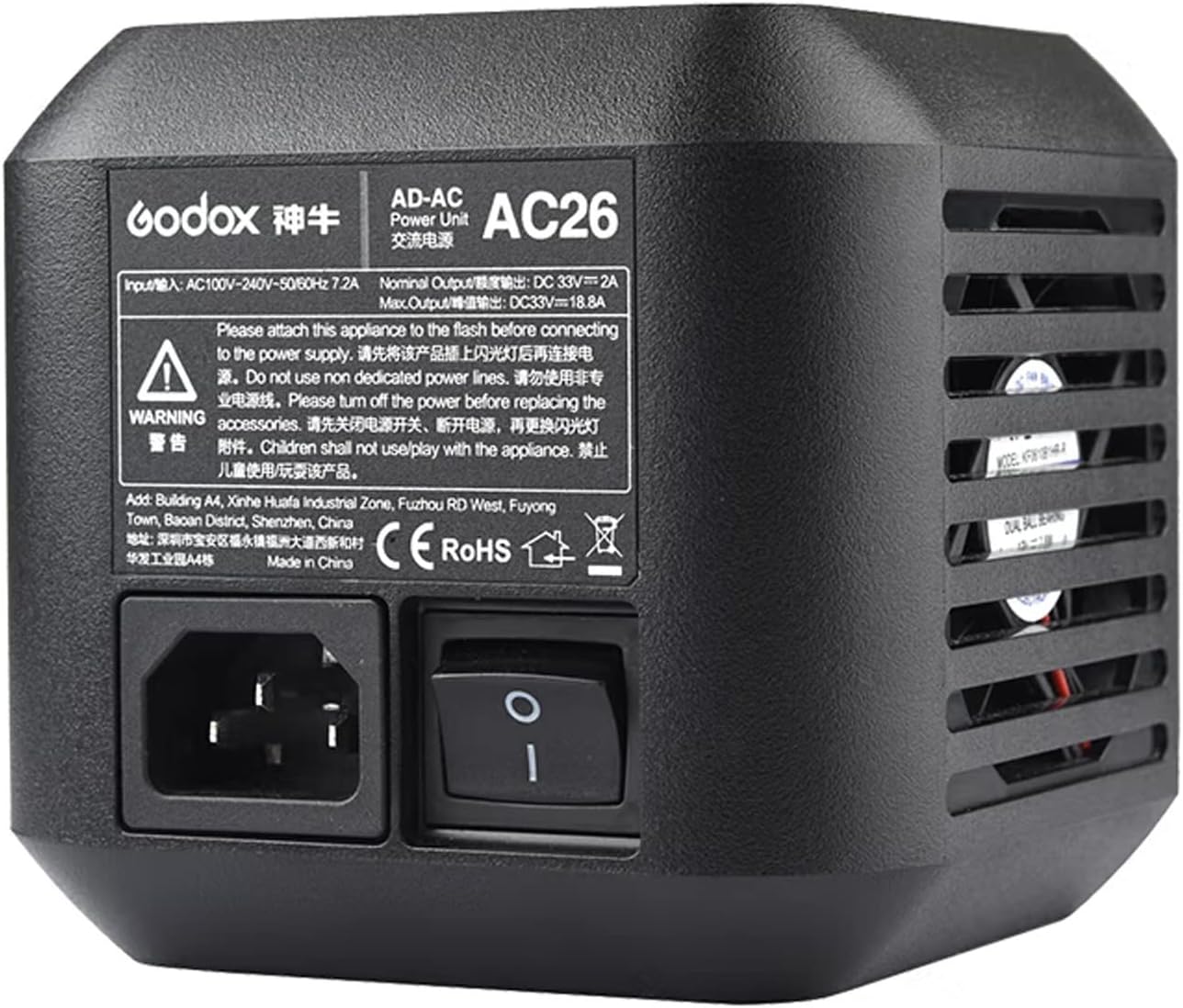 Godox AC26 Adapter for AD600Pro Flash Monolights