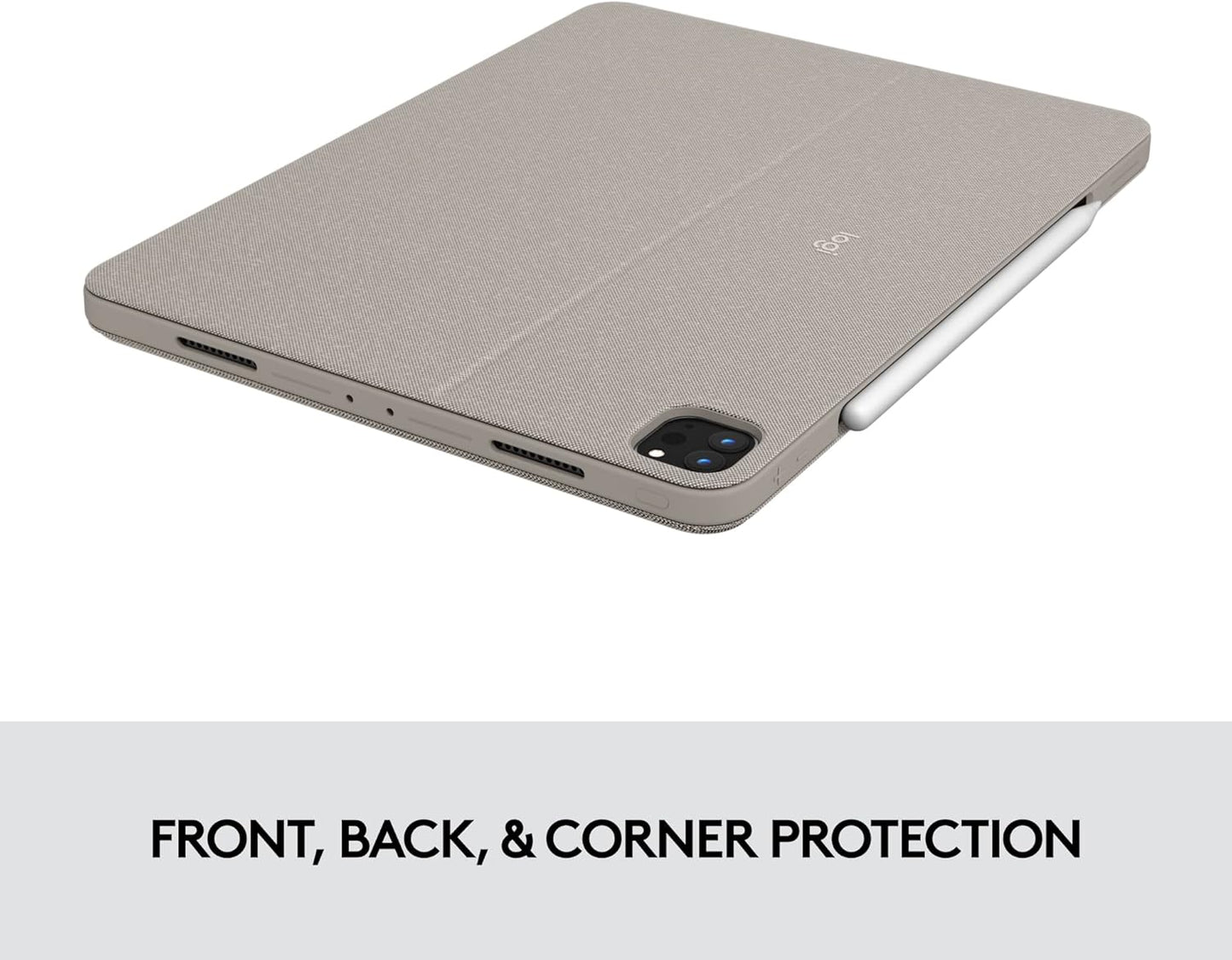 Logitech 920-010119 Combo Touch iPad Pro Keyboard Case Sand