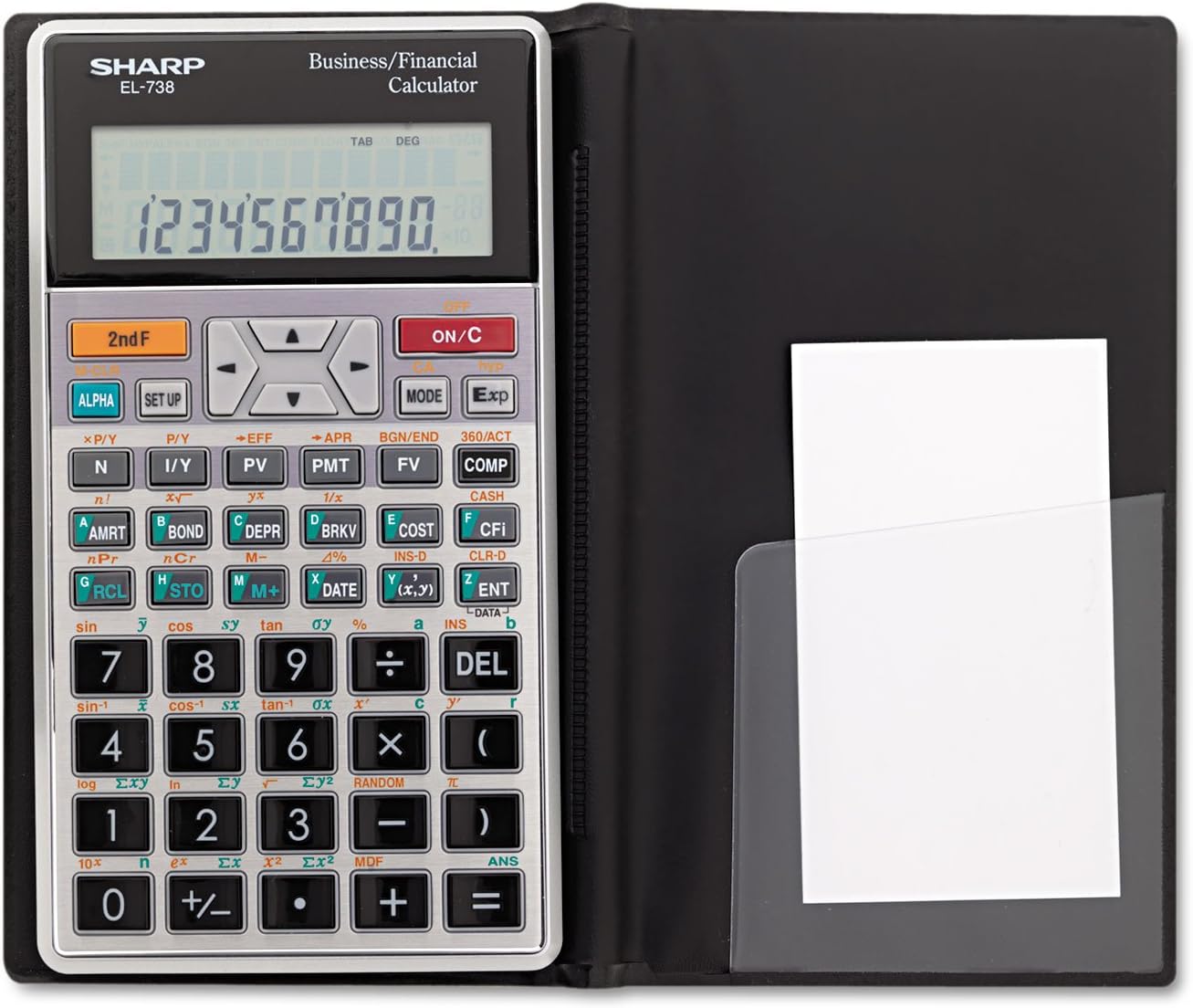 Sharp EL738FB Financial Calculator 10-Digit LCD