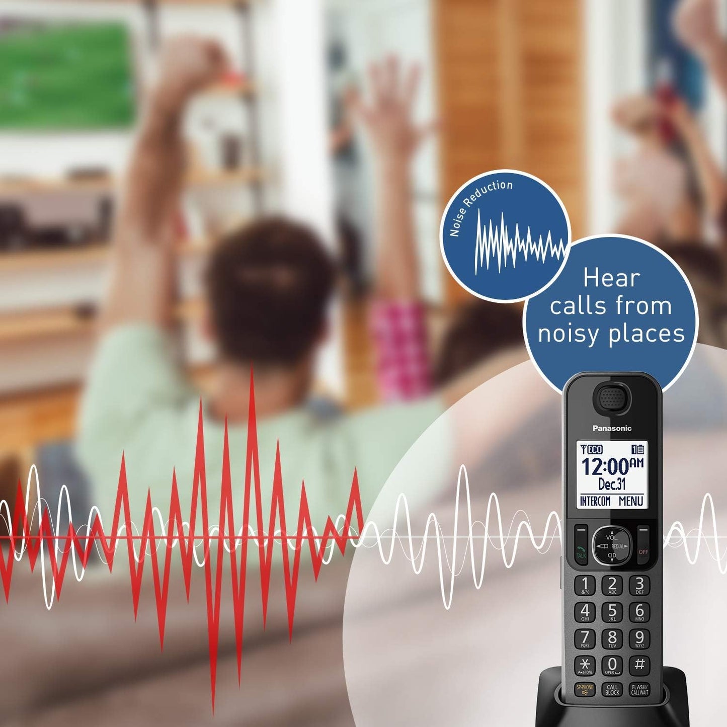 Panasonic KX-TGF352M Corded/Cordless Phone (Renewed)