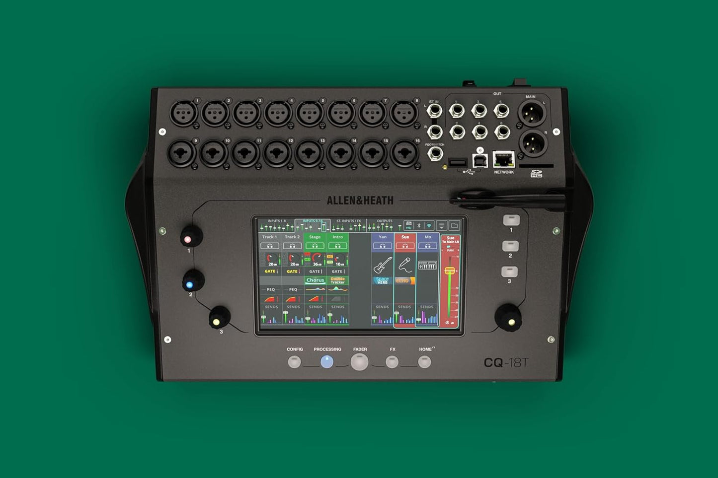 Allen & Heath CQ-18T Digital Mixer Touchscreen WiFi Bluetooth