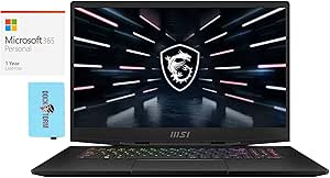 MSI Stealth GS77 i7 RTX 3070 Ti Gaming Laptop Bundle
