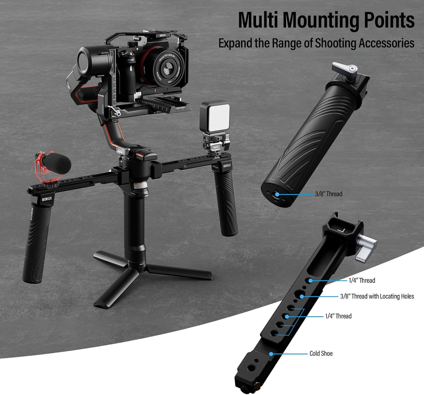 Sirui AM-DSH - Dual Handgrip for DJI Ronin Gimbals