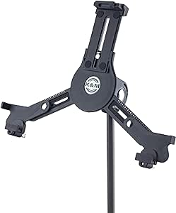K&M 19790.516.55 Universal Tablet Holder Mic Stand — main product image