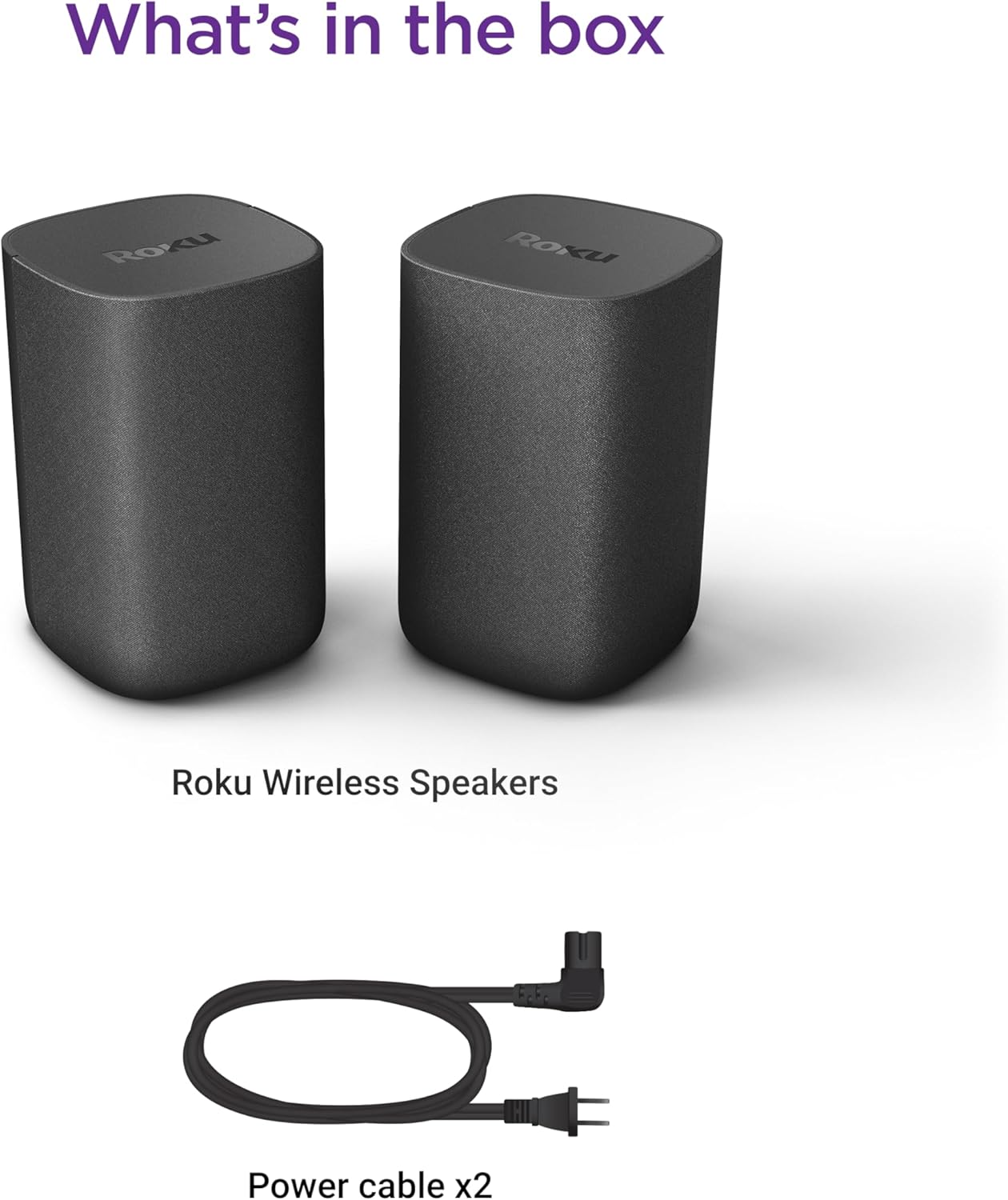 Roku 9020R2 Wireless Speakers for Roku TV (Pair)