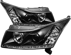 Spyder PRO-YD-CCRZ11-DRL-BK Chevy Cruze LED Halo Headlights